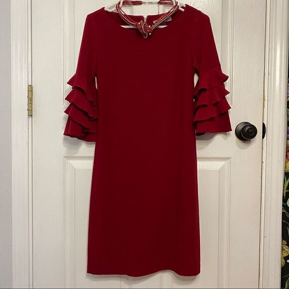 Danny and Nicole Red Dress - Picture 2 of 12